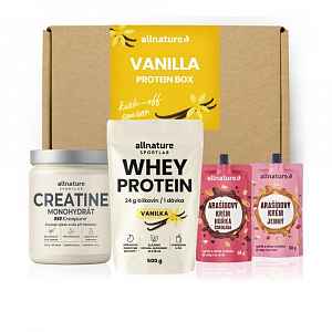 Allnature Vanilla Protein Box 4 ks