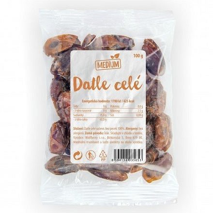 Datle celé 100 g Medium