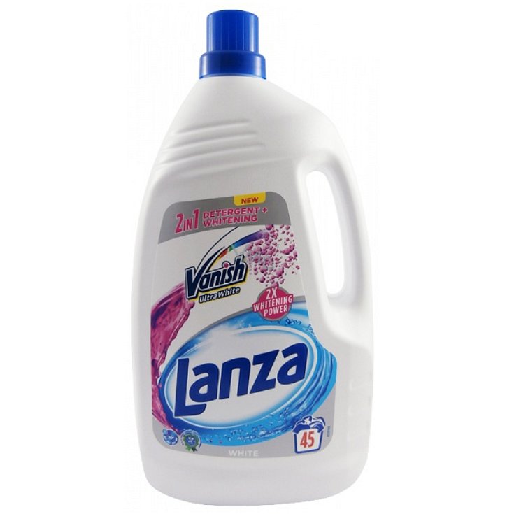 LANZA VANISH 2v1 Ultra White Gel 2,97 l / 45 pracích dávek