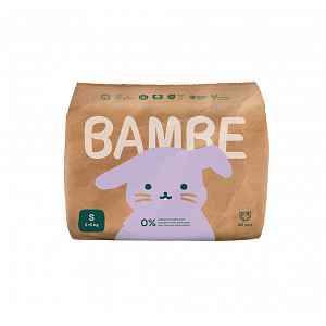 Bambe Ekologické plenky vel. S 2–⁠⁠⁠⁠⁠⁠6 kg 40 ks