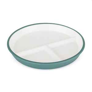 PETITE&MARS Talíř keramický se silikonovým obalem Misty Green