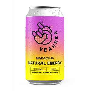 Yeahrba Natural Energy Drink Maracuja 330 ml