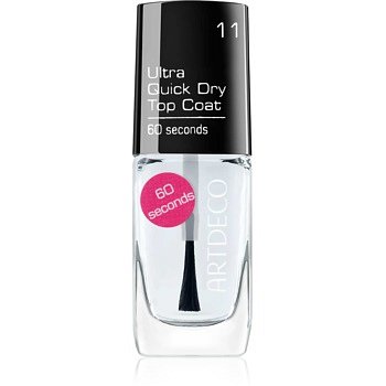 Artdeco Ultra Quick Dry Top Coat vrchní lak na nehty pro urychlení zasychání laku  10 ml