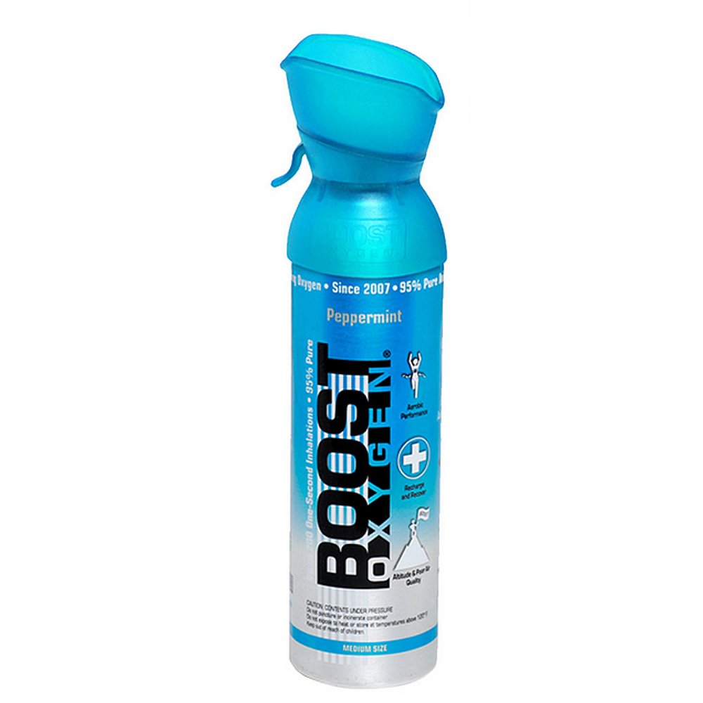 BOOST OXYGEN Peppermint inhalační kyslík v plechovce 5 l