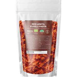 BrainMax Pure® Těstoviny z červené čočky, spirály, BIO, 250 g