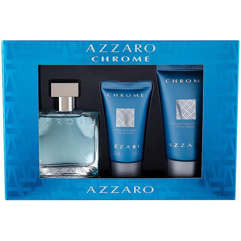 Chrome - EDT 30 ml + balzám po holení 30 ml + sprchový gel 50 ml