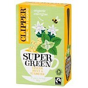 Clipper BIO Zelený čaj Zázvor Máta Kurkuma 20x2g