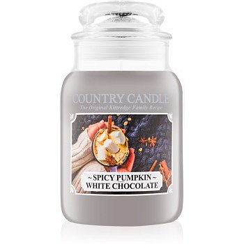 Country Candle Spicy Pumpkin White Chocolate vonná svíčka 652 g