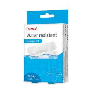 Dr.Max Water resistant Transparent 19 mm x 72 mm náplast 20 ks