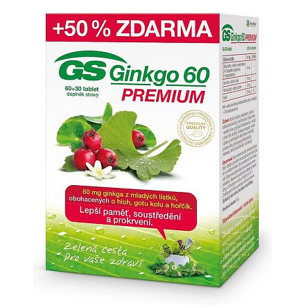 GS Ginkgo 60 Premium tbl. 60+30