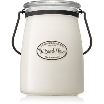 Milkhouse Candle Co. Creamery Tiki Beach Flower vonná svíčka Butter Jar 624 g