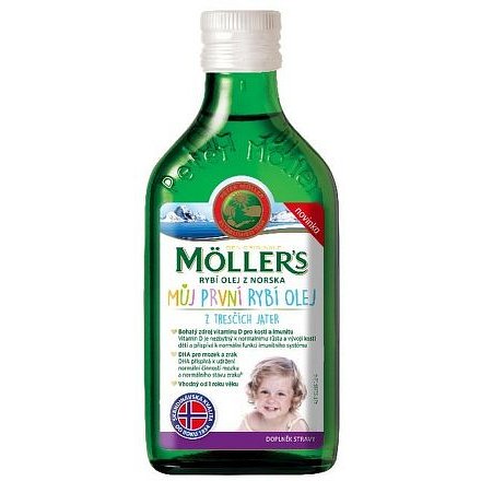 Mollers Omega 3 Můj první rybí olej 250ml