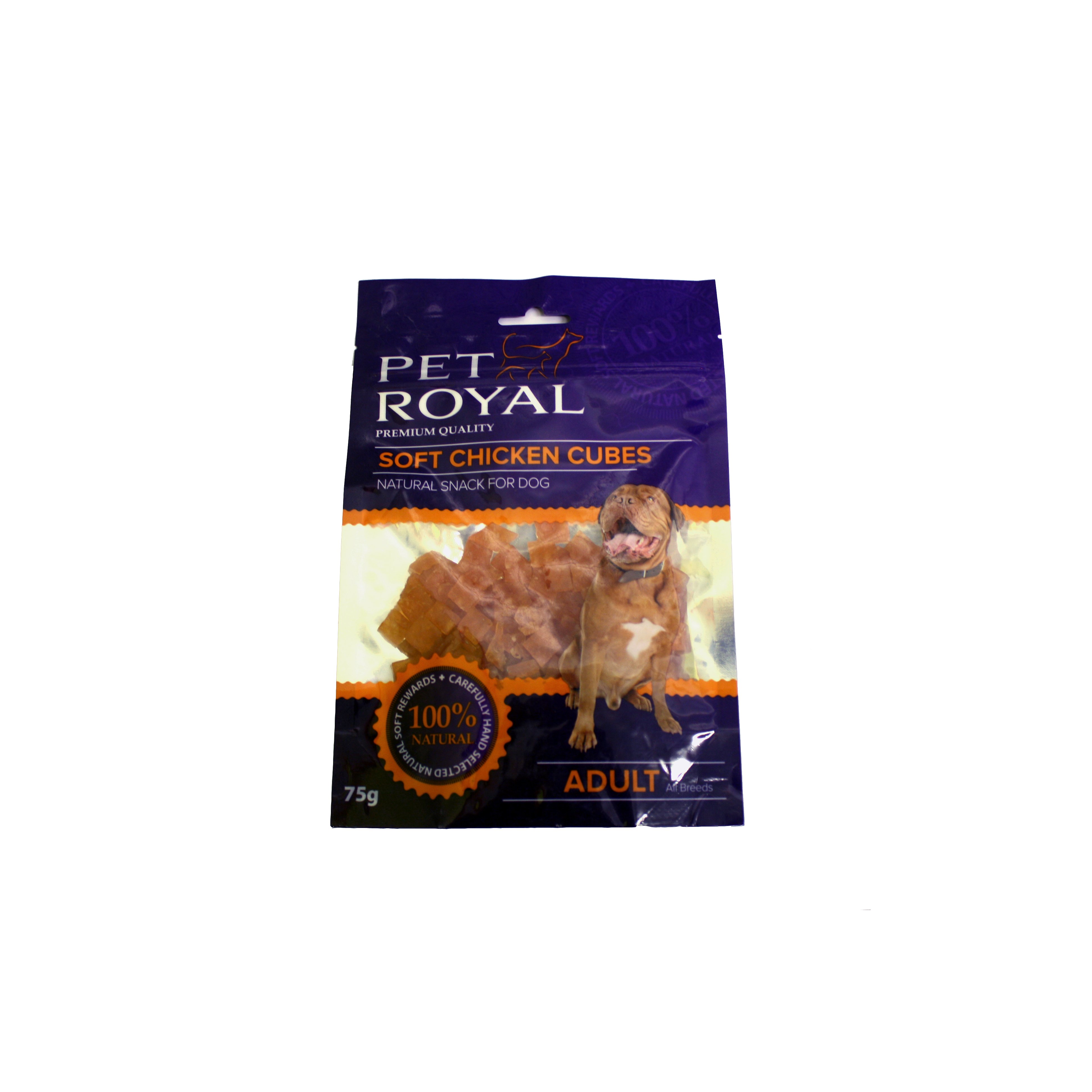 Pet Royal Dog Soft kuřecí kostky 75g
