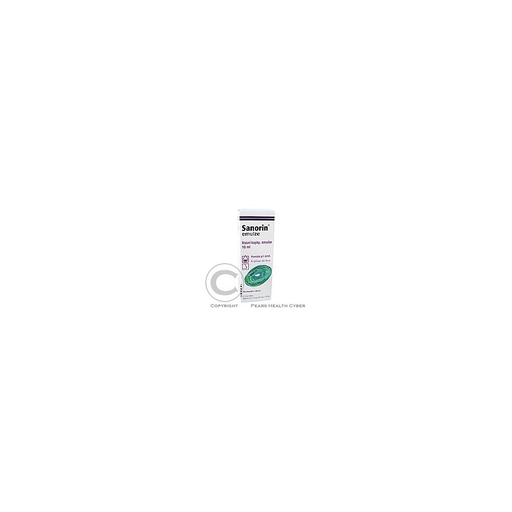 SANORIN EMULZE 1X10ML Nosní kapky, emulze