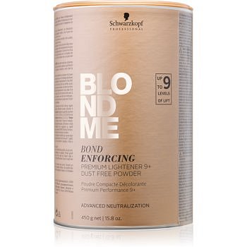 Schwarzkopf Professional Blondme prémiový zesvětlující 9+ bezprašný pudr pro profesionální použití  450 g