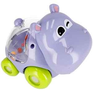 Bam-Bam Rattle chrastítko 6m+ Cartoon Slide Car 1 ks
