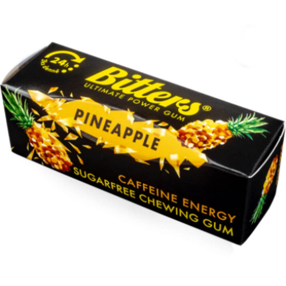BITTERS Energetická žvýkačka Ananas 3 kusy