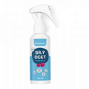 ALLNATURE Bílý ocet sprej 10 % s vůní malin 500 ml