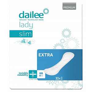 Dailee Lady Premium slim extra, vložky absorpční, pro ženy, 30ks