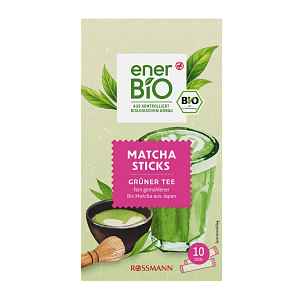 enerBiO Zelený čaj Matcha Sticks