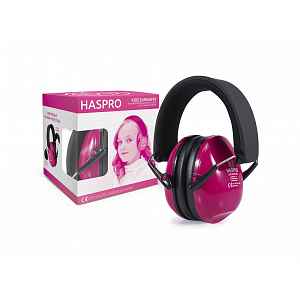 HASPRO Hearing Protection KIDS sluchátka na uši, růžová