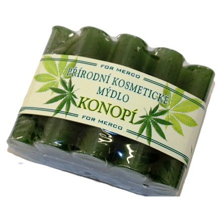 Přír. kosmetické mýdlo glycer.extrakt KONOPÍ 100g