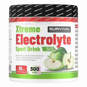Survival Xtreme Electrolyte Sport Drink 300 g zelené jablko