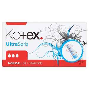 KOTEX Tampony Ultra Sorb Normal 32ks