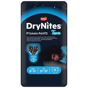 Plenkové kalhotky Dry Nites pro chlapce s váhou 27-57kg.