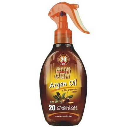 Opalovací olej s arganovým olejem OF 20 rozprašovací 200ml