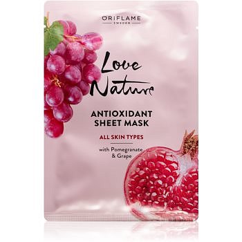 Oriflame Love Nature hydratační plátýnková maska