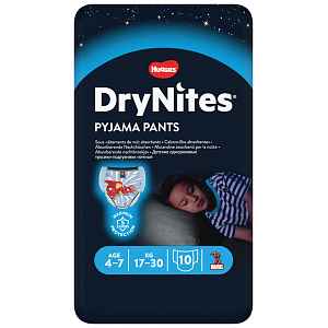 Plenkové kalhotky Dry Nites pro chlapce s váhou 17-30 kg.