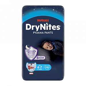 Plenkové kalhotky Dry Nites pro chlapce s váhou 17-30 kg.