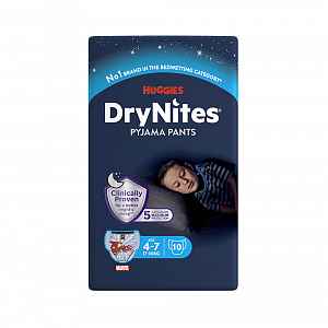 Plenkové kalhotky Dry Nites pro chlapce s váhou 17-30 kg.