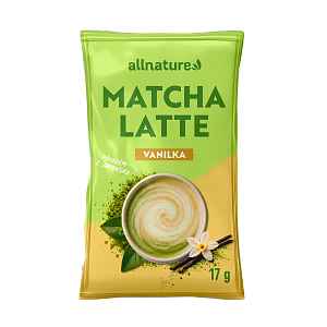 Allnature Matcha latte vanilka 17 g