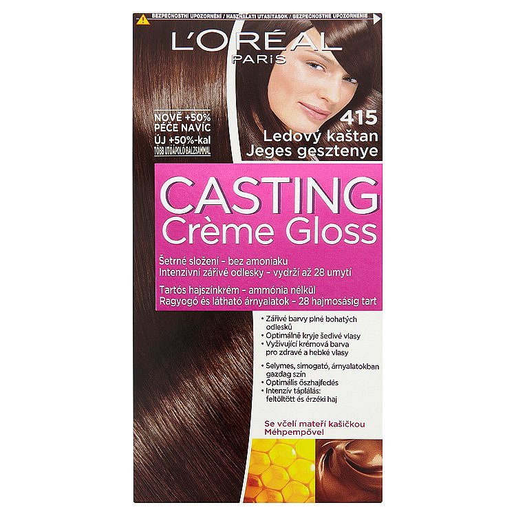 L'Oréal Paris Casting Crème Gloss ledový kaštan 415