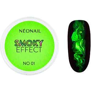 NEONAIL Effect Smoky barevný pudr na nehty odstín No. 1 Green 2 g