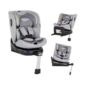 PETITE&MARS Autosedačka Twistguard Pro i-Size Gentle Grey Air 40-150 cm(0-36 kg)