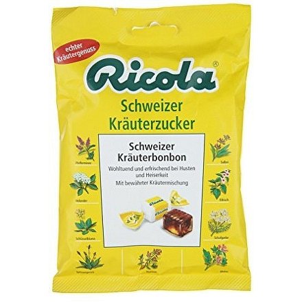 RICOLA Schweizer kräuterzucker bylinný drops 75g