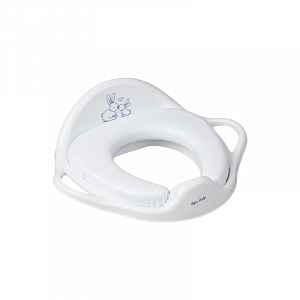 Tega Baby Adaptér, měkké treningové sedátko na WC Eco Bunny, bílé