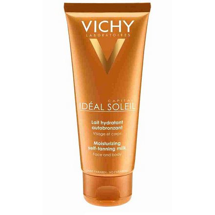 Vichy Idéal Soleil Hydratační samoopalovací mléko na obličej a tělo 100ml