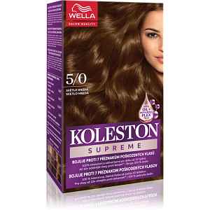 Wella Koleston Supreme barva na vlasy odstín 5/0 Light Brown 100 ml
