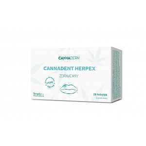 Cannaderm Cannadent HerpEX zdravé rty 28 tobolek