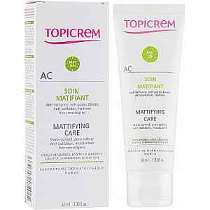 Topicrem AC Mattifying Care lehký zmatňující pleťový krém 40 ml