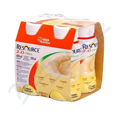 RESOURCE 2,0 KCAL FIBRE VANILKOVÝ 4X200 ML perorální SOL 4X200ML