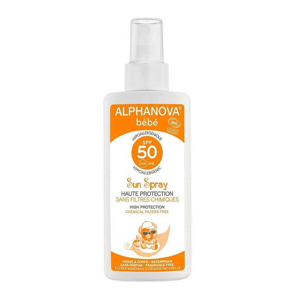 Alphanova SUN BIO Opalovací krém pro miminka SPF50 125 ml