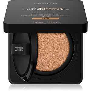 Catrice Invisible Cover Cushion Foundation matující make-up v houbičce SPF 30 odstín 032W 10 g
