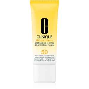 Clinique Sun UV Solutions Brightening Tinted Sunscream SPF50 rozjasňující tónovací krém odstín Medium Deep 40 ml