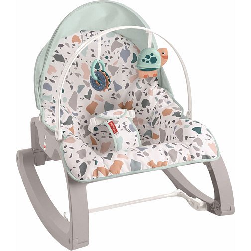 Fisher Price Sedátko od miminka po batole Terrazzo se stříškou