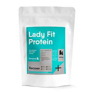 KOMPAVA LadyFit protein jahoda-malina 500 g 16,5 dávek